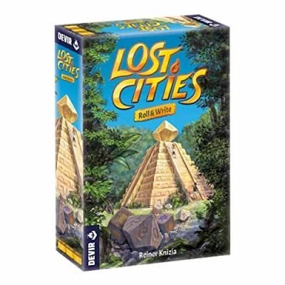 Imagen de Devir Lost Cities: Roll &amp; Write, Juego de Mesa Rápido y Divertido (BGLOCIRWPS)