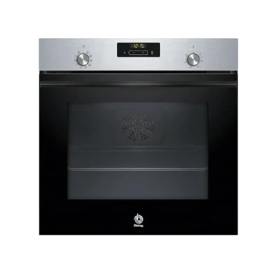 Imagen de Balay Horno multifunción, 60 cm, Aqualisis, Control Comfort, Puerta extraíble, Cristal negro, 3HB413CX3