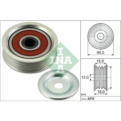 Imagen de INA 531 0887 10 Polea Tensora SUZUKI: SWIFT 3, Jimny SUV, Wagon R+ II Hatchback