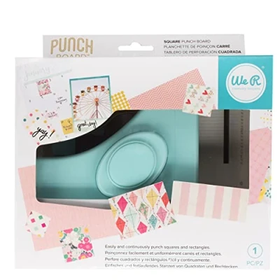 Imagen de AMERICAN CRAFTS Square Punch Board, Multicolor, 20 x 10 cm