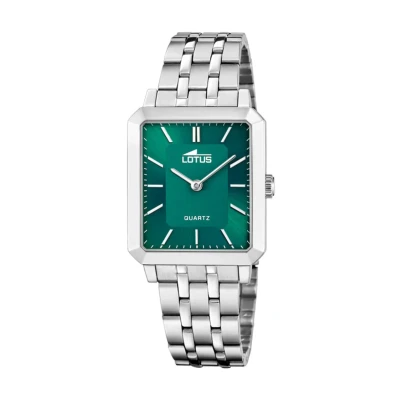 Imagen de LOTUS Reloj Mujer 18980/4 Square Series Caja de Acero Inoxidable 316l Plateado Correa