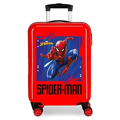 Imagen de Marvel Spiderman Street Maleta de cabina Rojo 37x55x20 cms Rígida ABS Cierre combinación 34L 2,6Kgs 4 Ruedas Dobles Equipaje Mano
