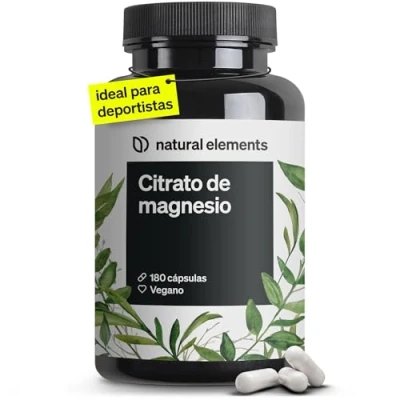 Imagen de Citrato de magnesio Premium 2320 mg, los cuales 360 mg son elemental por dosis diaria 180 cápsulas Probado en laboratorio y con alta dosificación