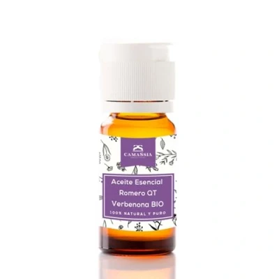 Imagen de Camassia Aceite esencial romero BIO QT Verbenona Aceites esenciales Rosmarinus officinalis de agricultura ecológica 5ml