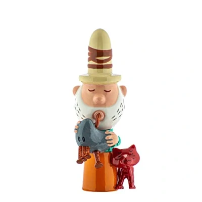 Imagen de Alessi Eolo AGJ01 10 Estatuilla para la Escena de Natividad Design, Hecha Porcelana y Decorada a Mano, Multicolor