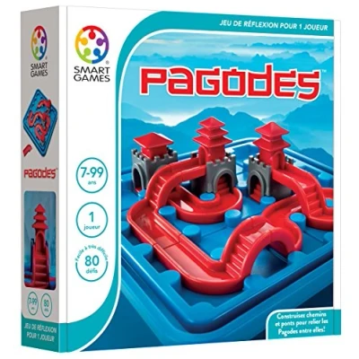 Imagen de SmartGames PAGODES, edición del dragón Juegos de reflexión (SG 283 FR)