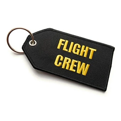 Imagen de Flight Crew/Do Not Remove from Aicraft Luggage Tag Medio Negro/Amarillo aviamart®