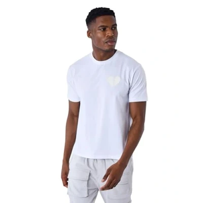 Imagen de Project X Paris CŒUR BRISÉ Camiseta estampada, Hombre, Talla: Medium, Blanc