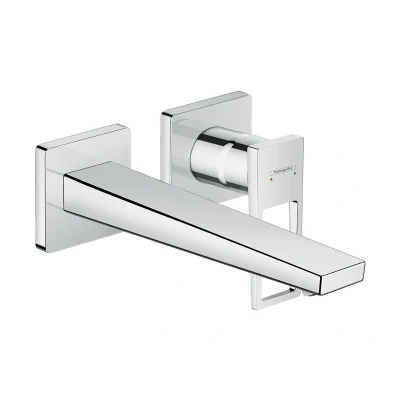 Imagen de Hansgrohe 74526000 Metropol Grifo de Lavabo Empotrado con caño 22,5 cm, Cromo