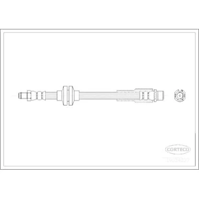 Imagen de Tubo flexible de frenos CORTECO 19034337