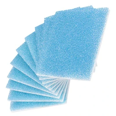 Imagen de LTWHOME Compatible con almohadillas de espuma poliéster repuesto para Fluval C2 C filtro clip (paquete 10)