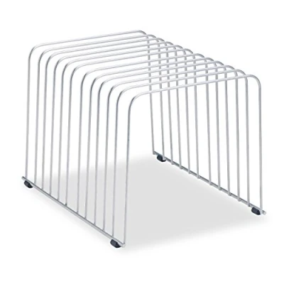 Imagen de Fellowes Organizador de escritorio con 11 compartimentos, 22,8 x 29,5 20,3 cm, alambre plateado (72012)