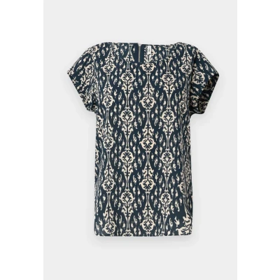 Imagen de ONLY Onlvic S/S AOP Top Noos Ptm, Negro (Total Eclipse), 36 Mujeres