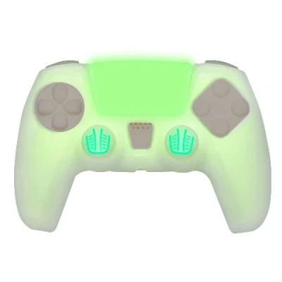 Imagen de Funda FR TEC Glow in the dark, Para PS5, Verde Fosforescente
