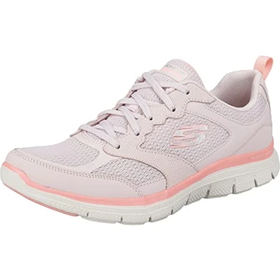 Imagen de Skechers Flex Appeal 4.0 Active Flow, Zapatillas Mujer, Lt.pink Leather/Mesh/Trim, 41 EU
