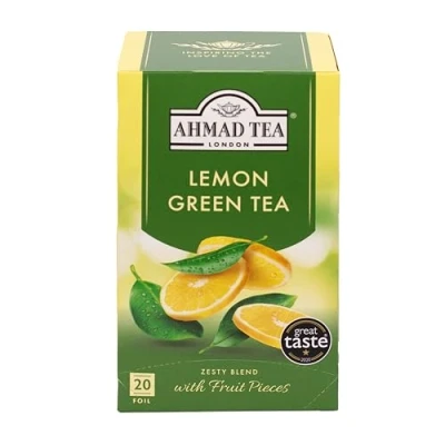 Imagen de Green Teas, &quot;Lemon Vitality&quot; Tagged and Aluminium Foil Enveloped Teabags in...