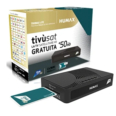 Imagen de Decoder Humax Hd 3601S2 Lite + Tessera Tivùsat
