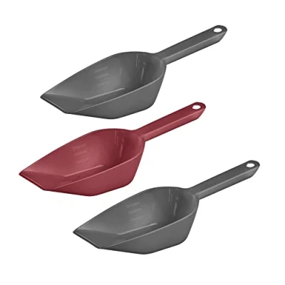 Imagen de Westmark Juego de cucharas para hornear, pesar, rellenar, 3 piezas, capacidad llenado: 55 ml cada una, plástico, halvar, antracita/rojo, 90892270