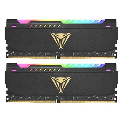Imagen de Viper Steel DDR4 3600 MHz 32GB (2x16GB) C20 Kit LED RGB de Memoria Alto Rendimiento Gris