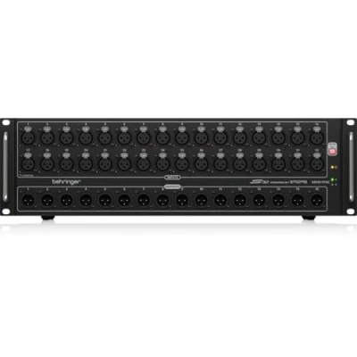 Imagen de Behringer S32 I/O Box con 32 preamplificadores Midas controlables a distancia, 16 salidas y red AES50 tecnología Klark Teknik SuperMAC