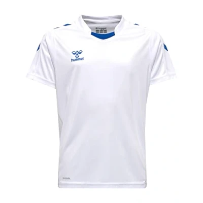 Imagen de Hummel CORE Camiseta deportiva para niños, Talla: 8a, White true blue