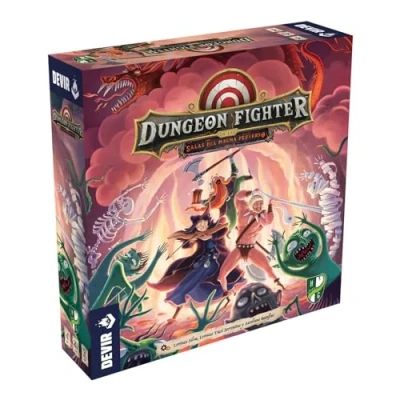 Imagen de Devir Dungeon Fighter: Expansión Salas del Magma Perverso, Juego de Mesa, Mesa con Amigos Divertido, PartyGame, +8 (BGDUFMASP)