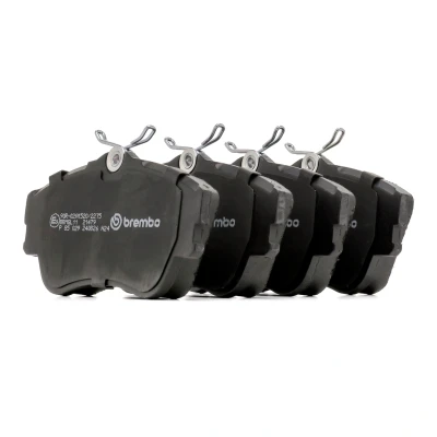 Imagen de BREMBO P 85 029 Juego de pastillas freno excl. contacto avisador desgaste con tornillos pinza sin accesorios VOLKSWAGEN: Transporter 4