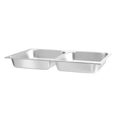 Imagen de HENDI Recipiente para alimentos GN 1/1 con 2 compartimentos 7.5 L 530x325x(H)65 mm