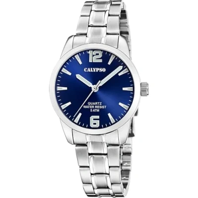 Imagen de CALYPSO Reloj Mujer K5867/3 Basic Caja de Acero Inoxidable 316l Plateado Correa