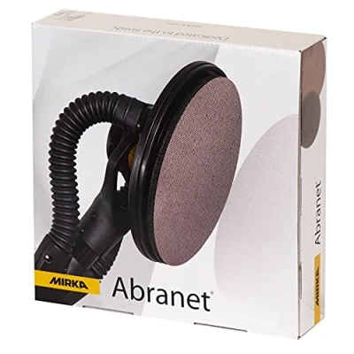Imagen de Mirka Abranet discos de lija red Ø 225 mm Velcro / grano P100 25 uds. para lijar madera, masilla, barniz, plástico 5422302510
