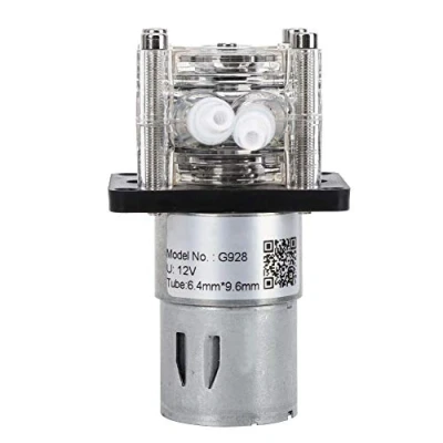 Imagen de Fafeicy 12V G928 Bomba peristáltica, 500 ml/min peristáltica de flujo grande dosificadora, adopta rodamientos bolas, para laboratorio acuario (12V)