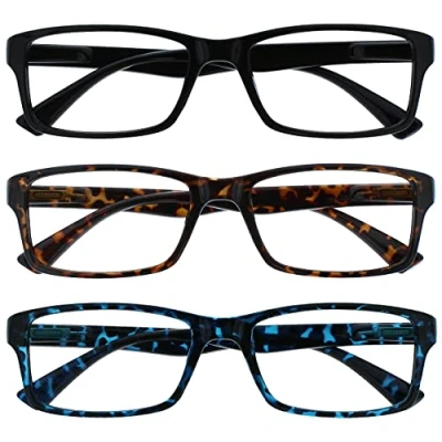 Imagen de La Compañía Gafas De Lectura Negro Marrón Azul Lectores Valor Pack 3 Hombres Mujeres UVR3092BK_BR_BL +2,50