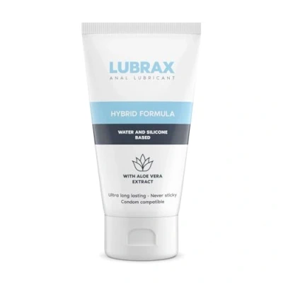 Imagen de INTIMATELINE Lubrax Intmo Gel Lubricante para el Coito Anal, Base de Silicona y Agua, con Aloe Vera, 50 ml