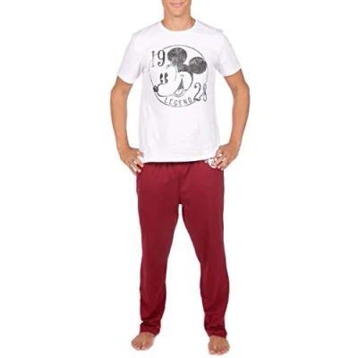 Imagen de Disney Pijamas para Hombre Mickey Mouse Blanco Small