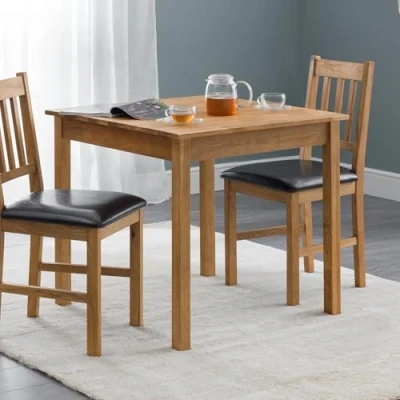 Imagen de Julian Bowen Mesa de comedor cuadrada Coxmoor, roble