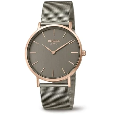 Imagen de Boccia Reloj Analógico para Mujer de Cuarzo con Correa en Acero Inoxidable 3273 08