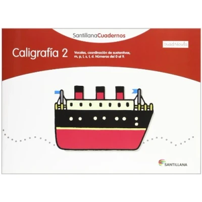 Imagen de CALIGRAFIA 2 CUADRICULA SANTILLANA CUADERNOS