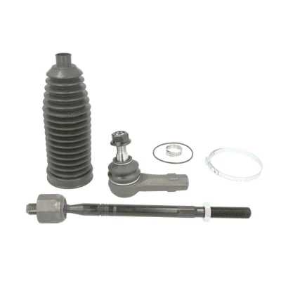 Imagen de febi BILSTEIN 49047 Barra de dirección Eje delantero, izquierda con tuercas abrazaderas, manguito Plus VOLKSWAGEN: Touareg I