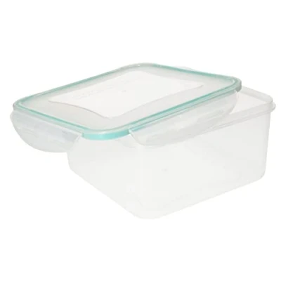 Imagen de KOTARBAU® Recipiente de plástico para comida, 400 ml, Fiambrera, Bote cuadrado, Tupper almacenamiento alimentos, Taper, Cierre hermético