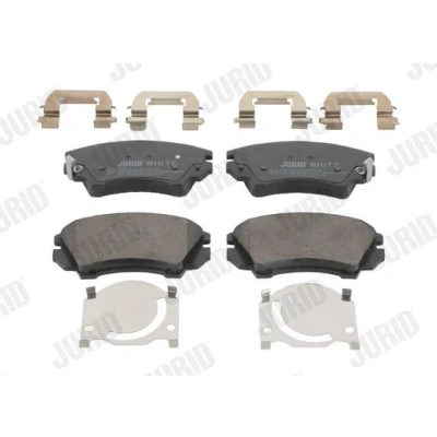 Imagen de Jurid 573270JC Juego de pastillas freno White Low Dust cerámica con avisador acústico desgaste OPEL: Insignia A Berlina, Astra J Hatchback