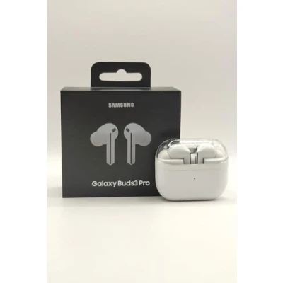 Imagen de Auriculares True Wireless Samsung Galaxy Buds3 Pro, ANC, Bluetooth 5.4, Audio 24bits, 3 Micrófonos, Reproducción hasta 30h, Dual Amp, White