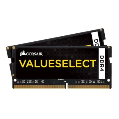Imagen de Corsair Vengeance SODIMM 32GB (2x16GB) DDR4 2666MHz CL18 Memoria para Portátiles/Notebooks (Soporte Procesadores Intel Core™ i5 e i7 de 6ª Generación) Negro