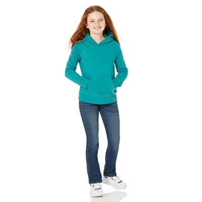 Imagen de Amazon Essentials Sudadera con Capucha Niña, Cian Oscuro, 4 años
