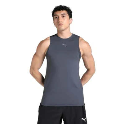 Imagen de PUMA M CLOUDSPUN Soft Breathable Tank, Tanques Unisex Adulto, Galactic Gray,