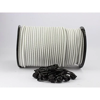 Imagen de monoflex Cuerda expansora de 8 mm, color blanco, 20 m + 10 ganchos en espiral