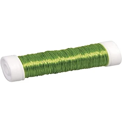 Imagen de Rayher 2405511 Joyas de HÃ ¤ keldraht, 0,30 mm Ã ¸, Bobina 50 m, H. Verde