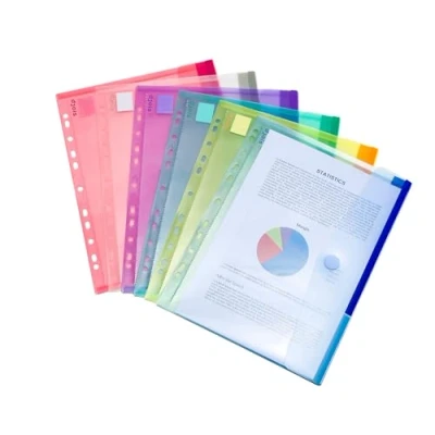 Imagen de TARIFOLD Fundas tipo sobre (12 unidades, tamaño A4, colores variados), Color Collection