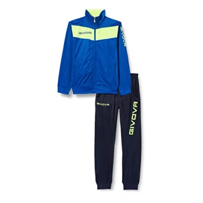 Imagen de Givova, chandal visa fluo, azul/amarillo XS