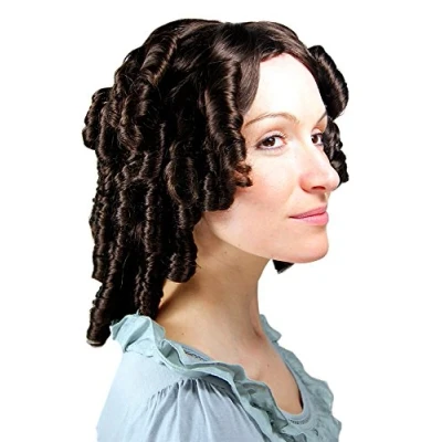 Imagen de WIG ME UP Peluca, castaño, edad media, pirata, barroco 6006A 6
