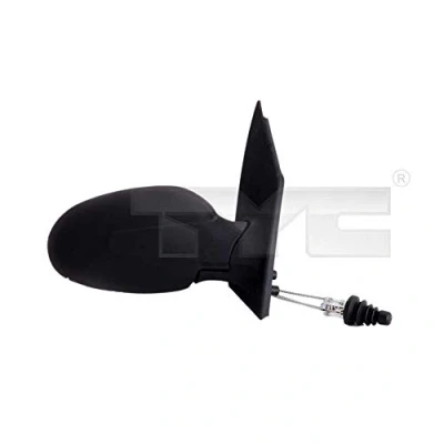 Imagen de Espejo retrovisor Tyc 333 0002 izquierda negro Ajuste por cable, convexo SMART: City Coupe, Fortwo I Coupé